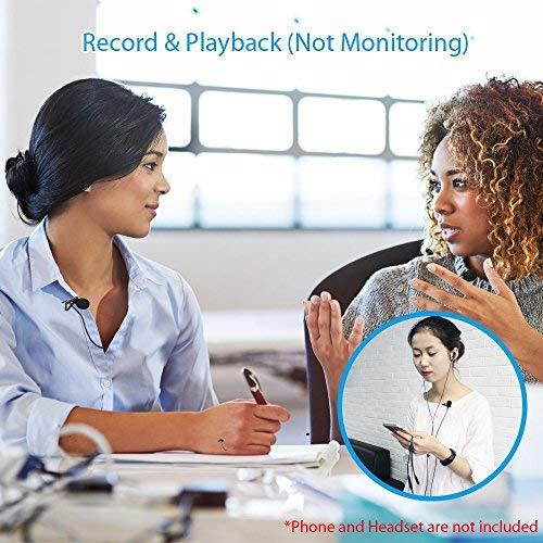 Lavalier Microphone, Dual Lav Lapel Mics MAONO with Headphone Output Jack Clip-on Handsfree Interview Condenser Omnidirectional Podcast Mic for iPhone, Samsung, Android, Smartphones, iPad, Tablets