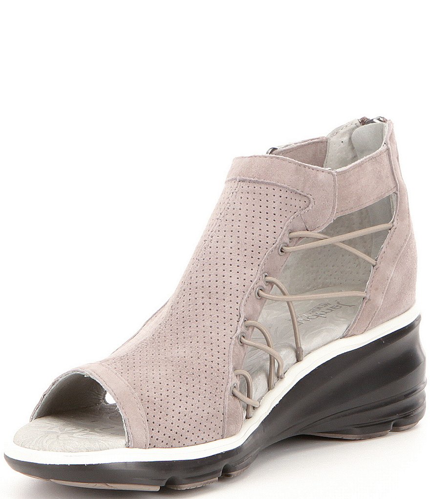 Jambu Naomi Suede Wedge Sandals