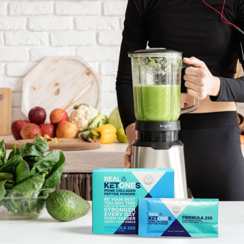 Real Ketones Keto Weight Loss Collagen with D-BHB Exogenous Ketones - Unflavored - 15ct