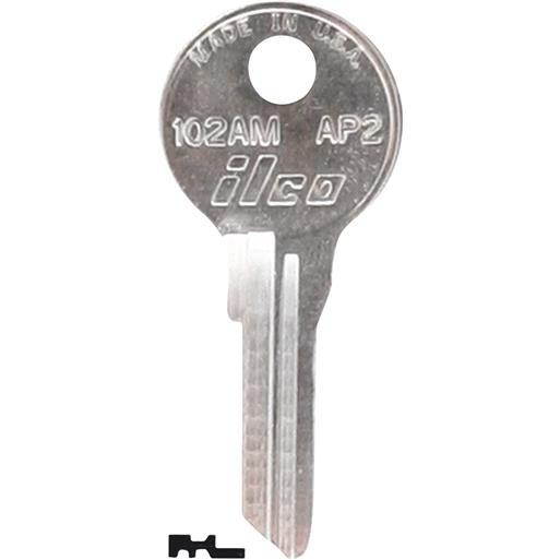 Ilco Corp. Ap2 Aps File Cabinet Key 102AM Unit: BAG