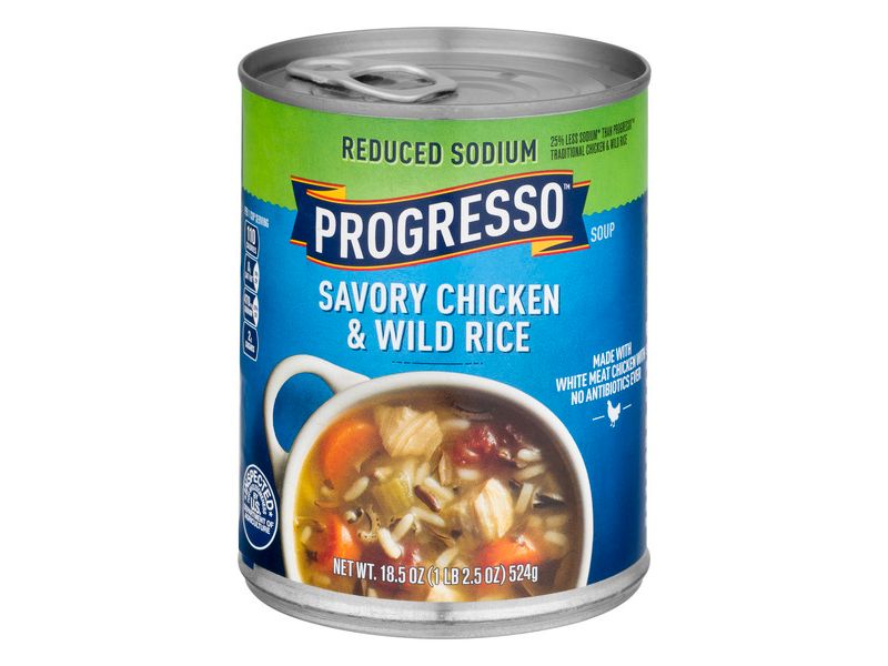 Progresso Reduced Sodium Chicken & Wild Rice Soup 18.5oz