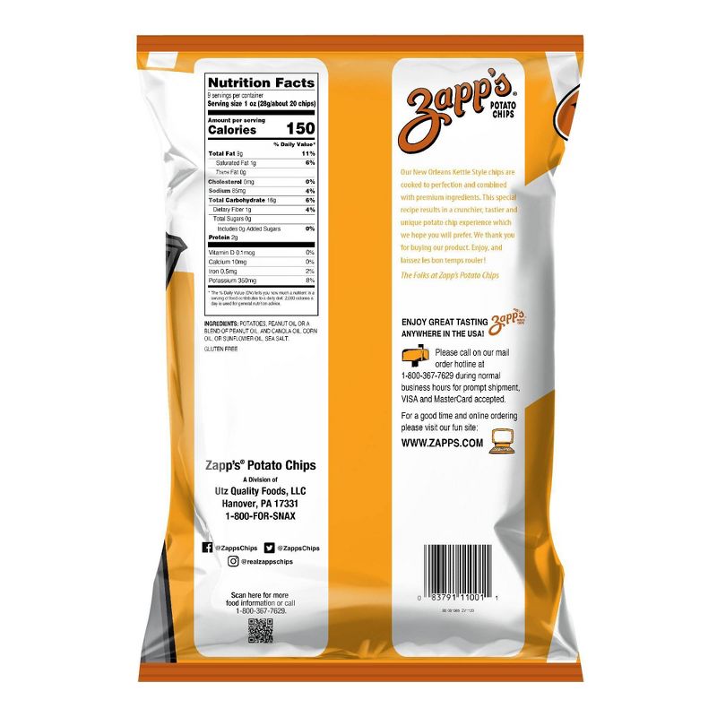 Zapp's New Orleans Kettle Style Regular Flavor - 9oz