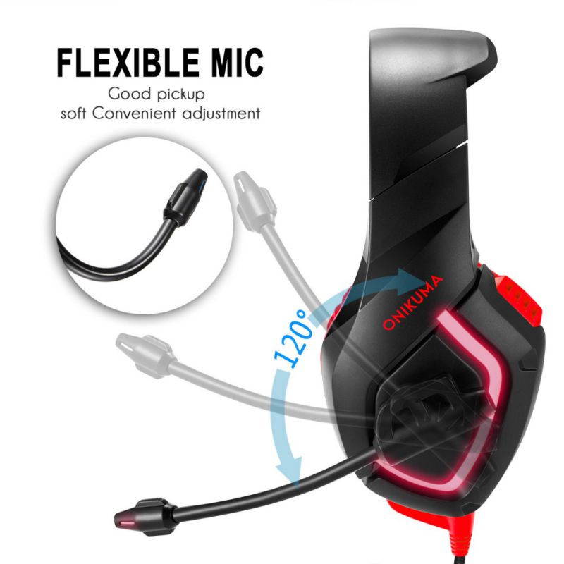 Stereo Surround PC Gaming Headset for PS4 New Xbox One with noise reduction Mic Headphones