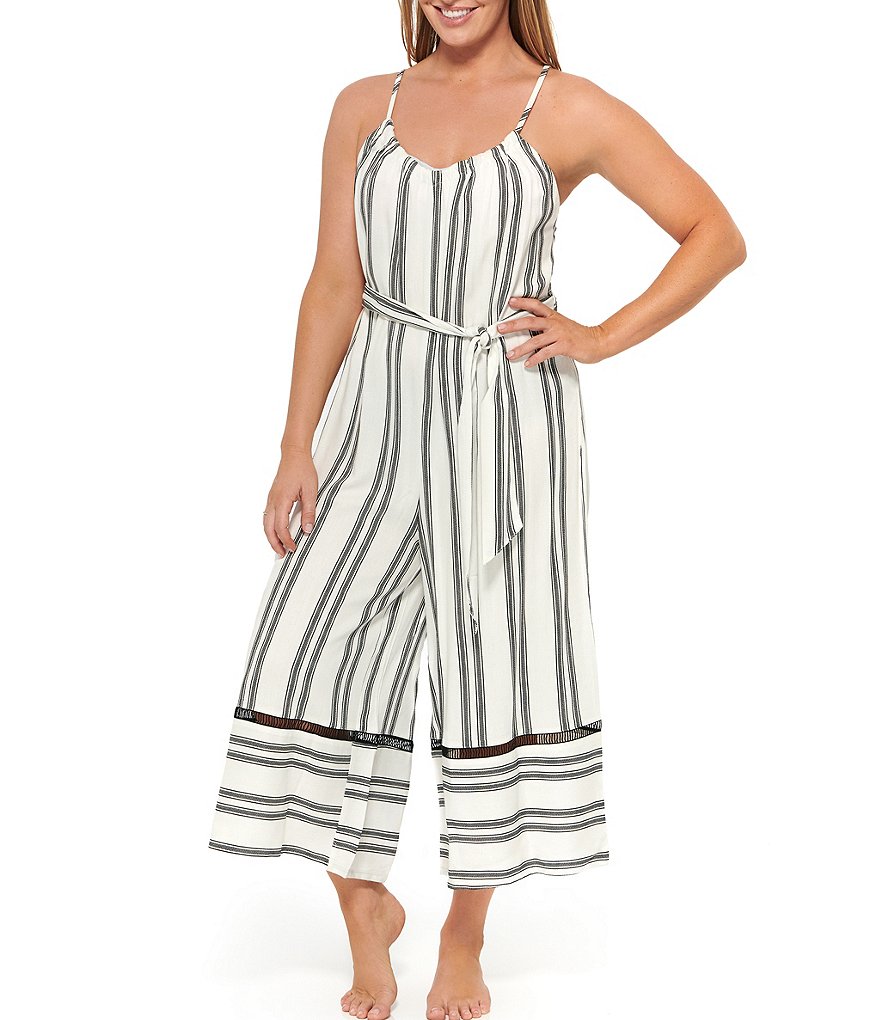 Tommy Bahama Midnight Orchid Tropical Print Scoop Neck Ruffle Hem Spa Dress