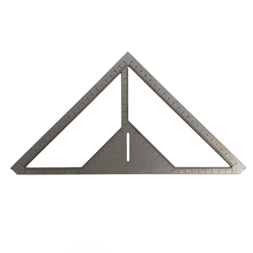 Multifunction Floor Drain Ruler Stainless Steel Thicken 45&deg; Angle Tile Triangle-Ruler Flower Patterns Bricklayer Bathroom Measuring Tool