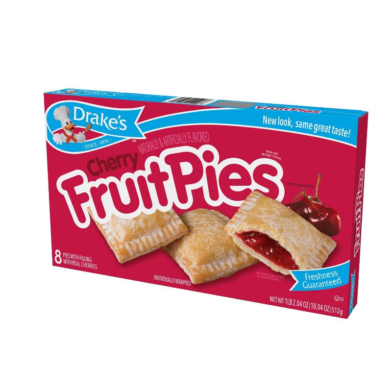 Drake's Cherry Fruit Pies - 8ct/18.04oz