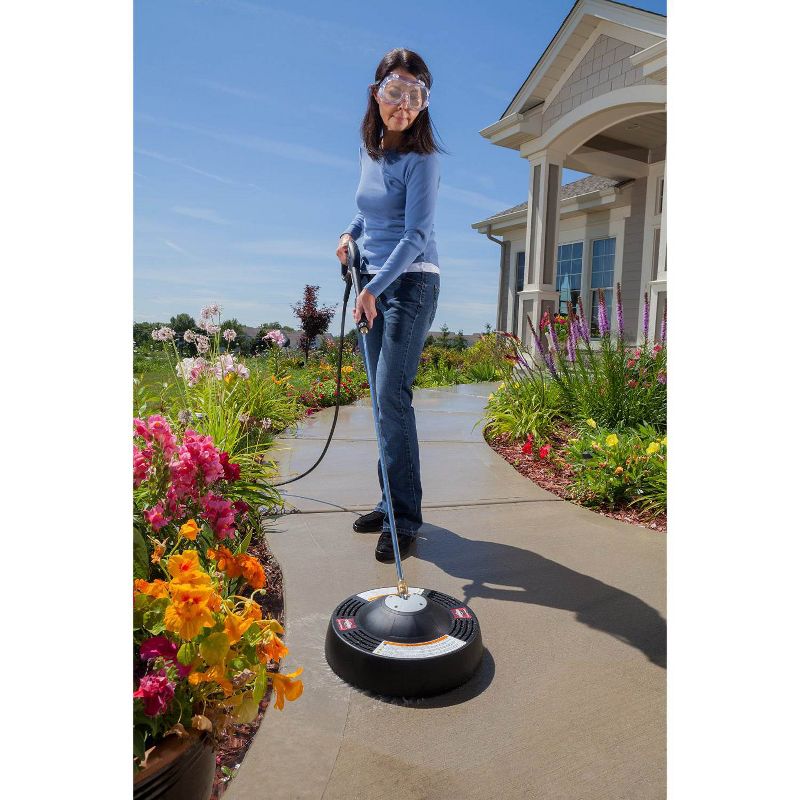 Briggs & Stratton 6328 Power Pressure Washer Surface Cleaner Tool Head, Black