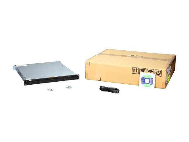 SANS DIGITAL EliteRAID ER104UT+B 1U 4 Bay USB 3.0 / eSATA Hardware RAID 5 Rackmount (Black)