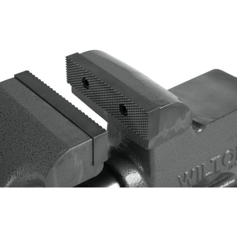 Wilton 28837 500N Machinist 5 in. Jaw Round Channel Vise with Stationary Base