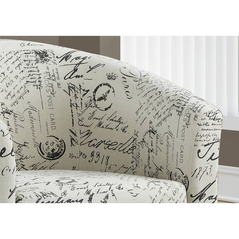 2pc Set Accent Chair Vintage French Fabric - EveryRoom