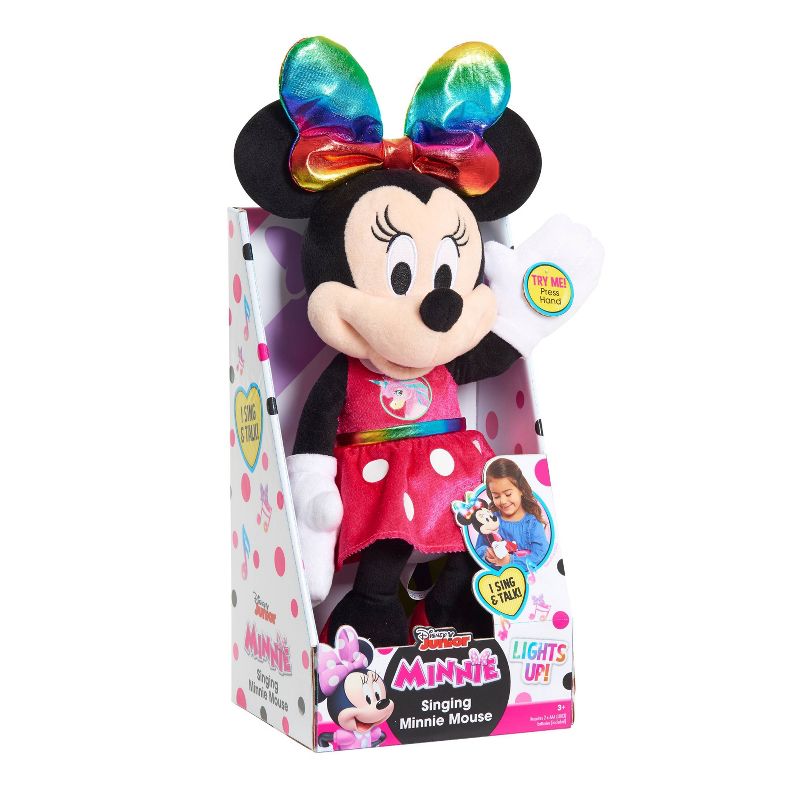 Disney Junior Minnie Mouse Sparkle & Sing 13'' Plush