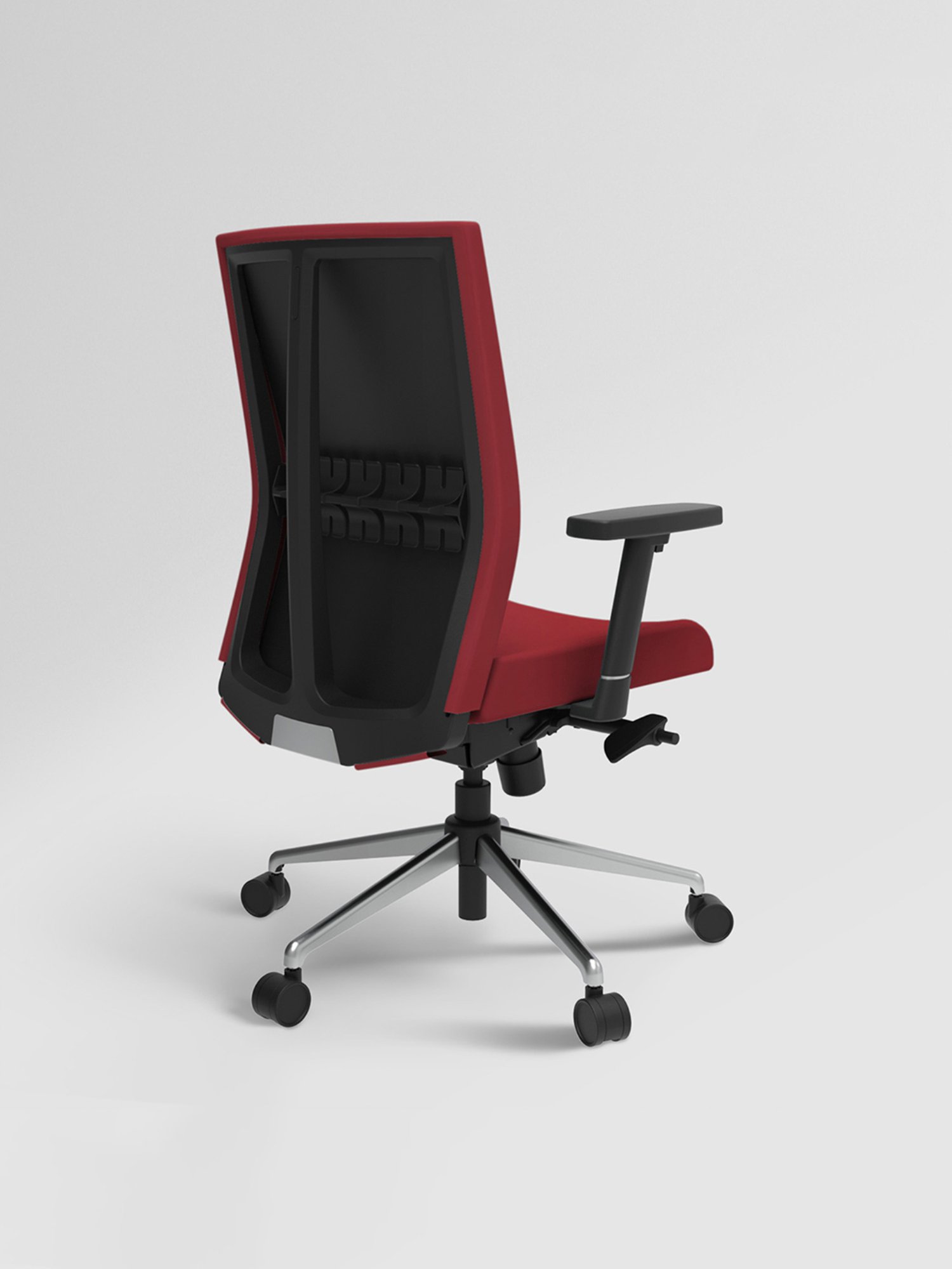 Godrej Interio Prime Milan Red Nylon High Back Chair