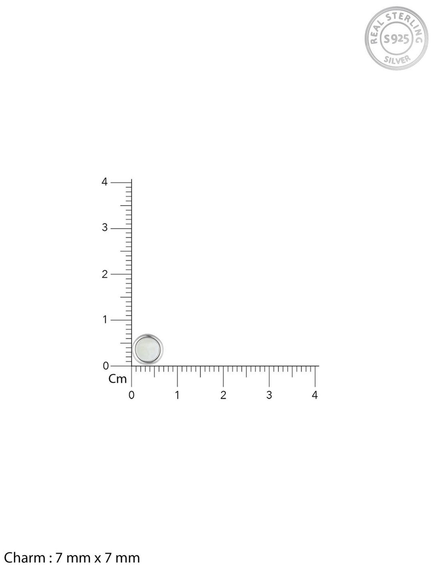 GIVA 92.5 Sterling Silver Full Moon Earrings for Women