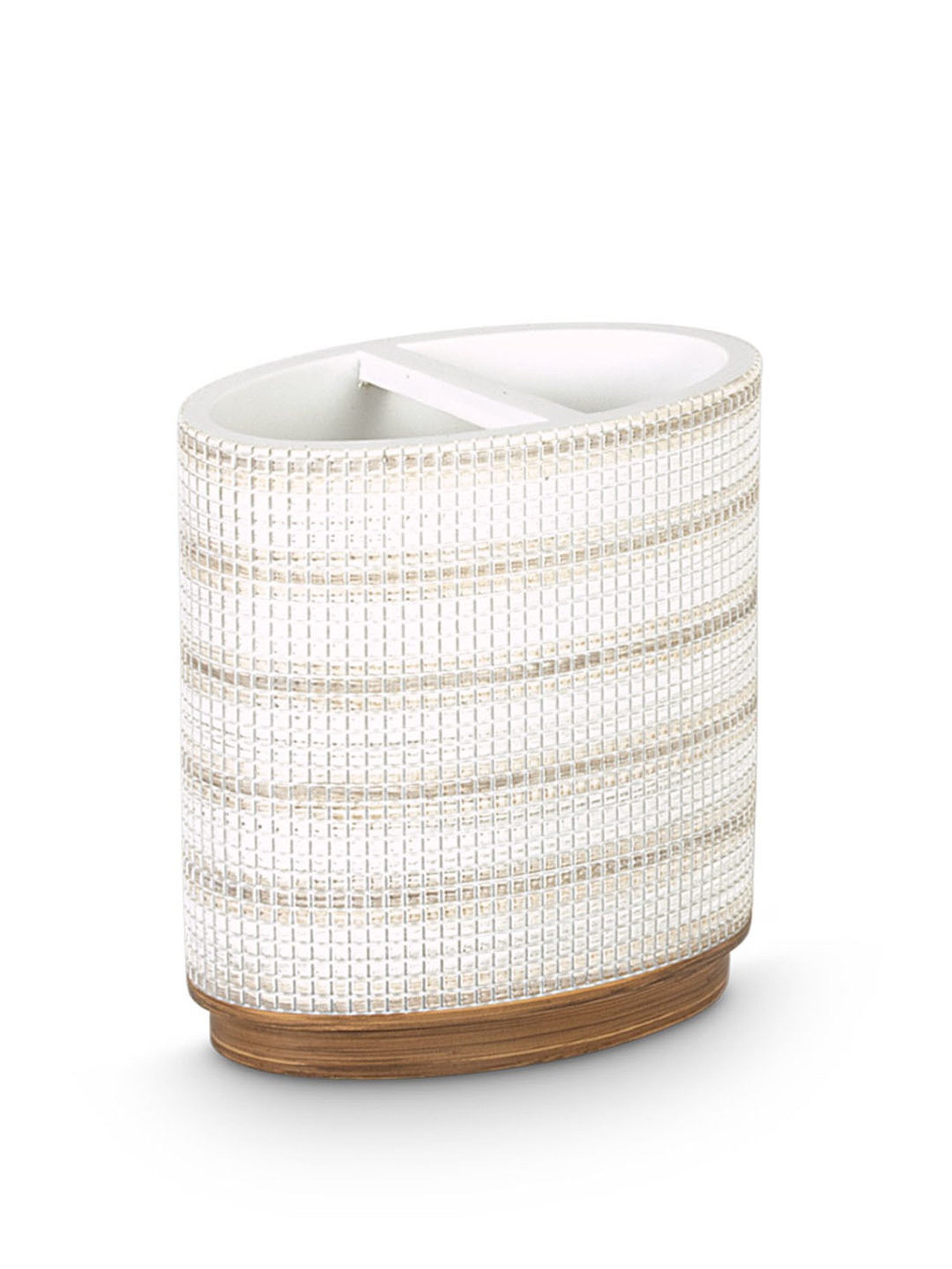 Freelance White Polyresin Set of 4 Bathroom Accessories