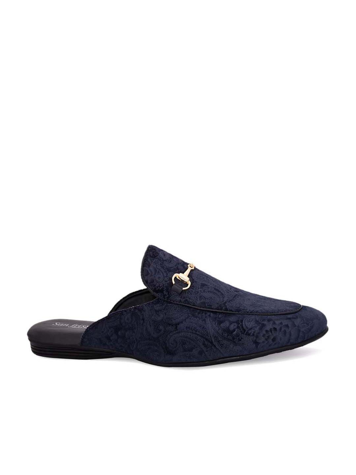 San Frissco Men's Navy Mule Shoes