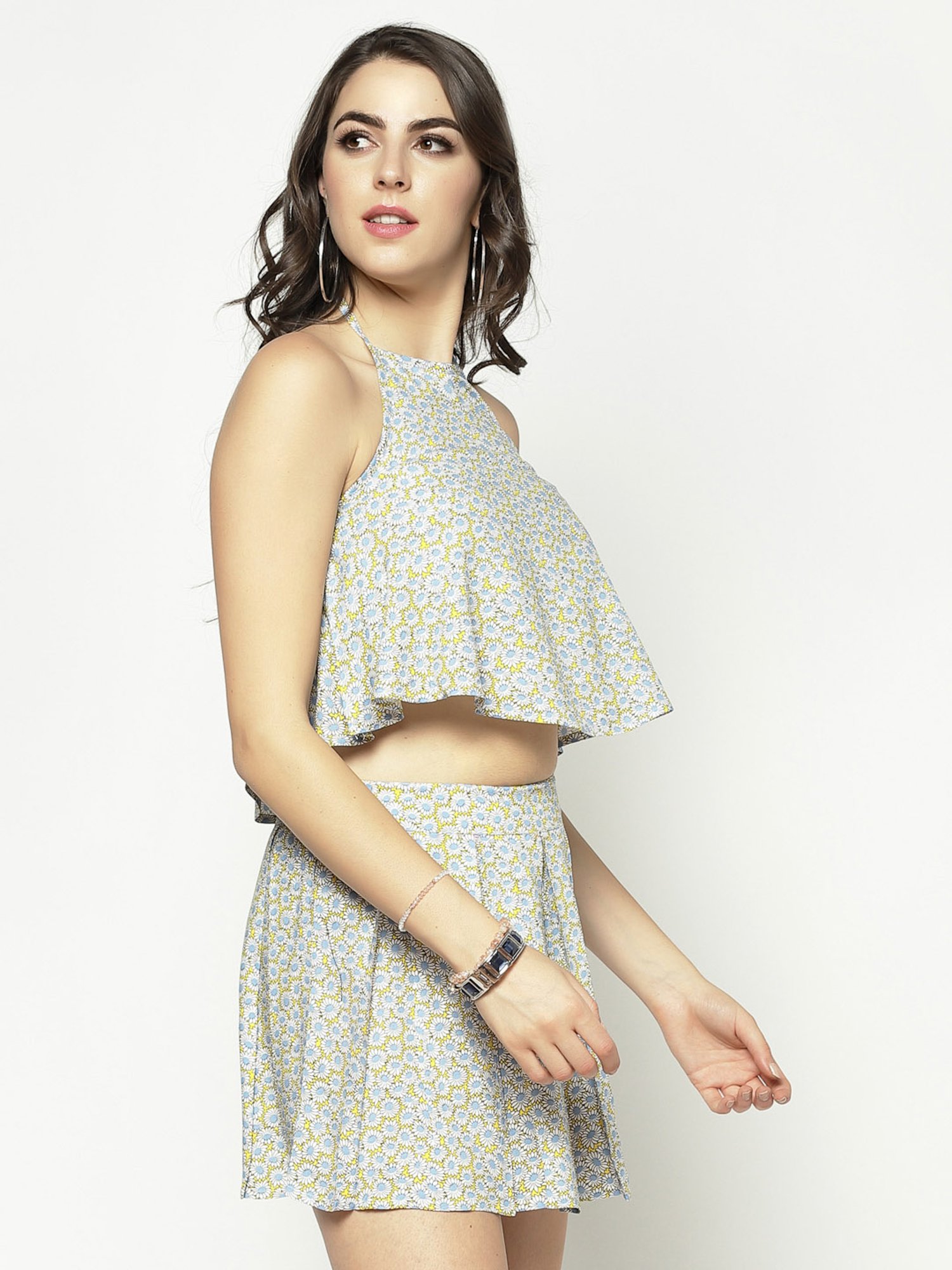 Belle Fille Black Floral Print Jumpsuit