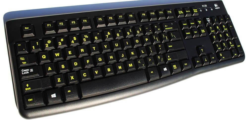 Glowing Reflective Fluorescent English US Lettering Keyboard Label
