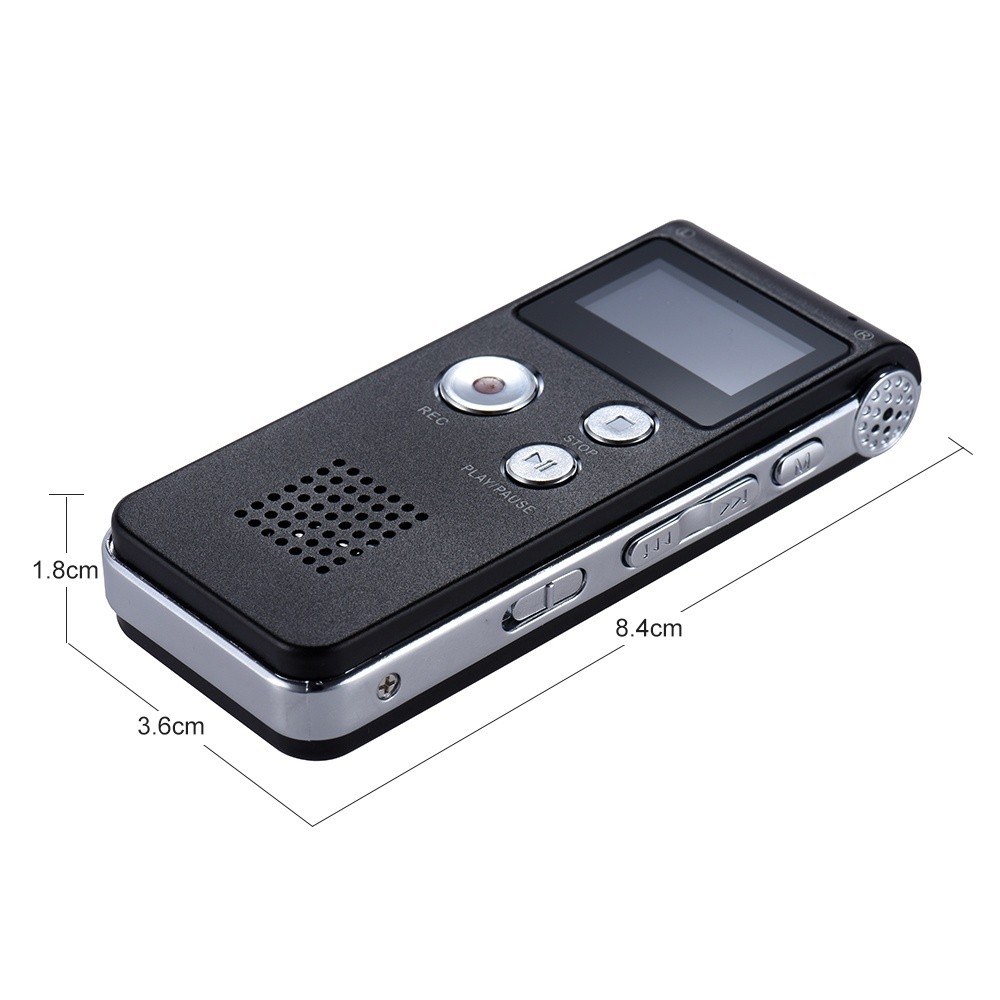 SK-012 8GB Voice Recorder USB Professional Dictaphone Digital Audio With WAV MP3 Player VAR Function Record