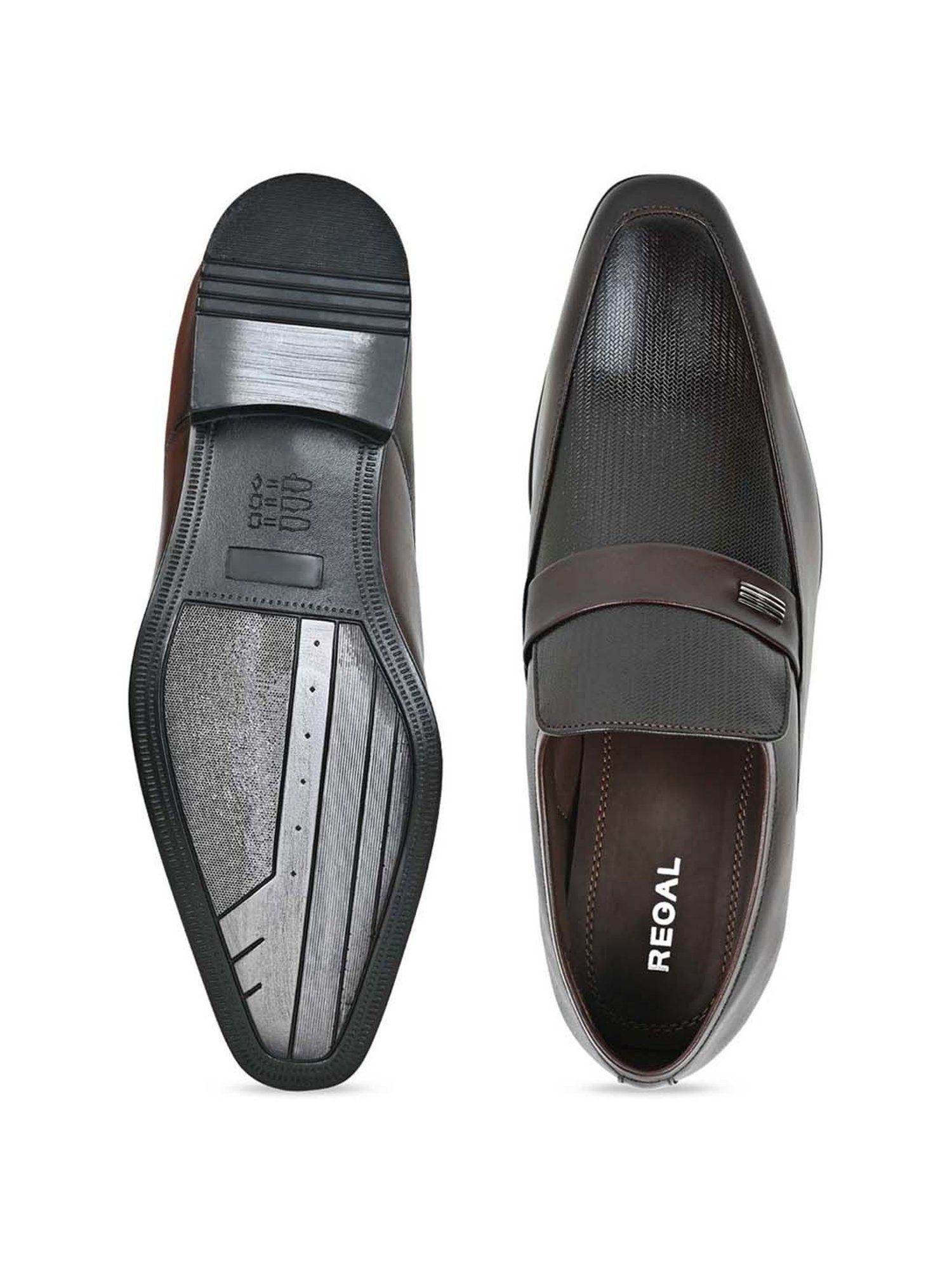 Regal Men's Maroon Formal Loafers