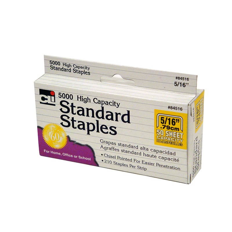 CHARLES LEONARD (10 EA) HIGH CAPACITY STD STAPLES 84516BN