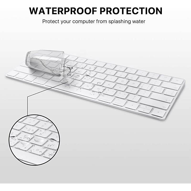 Magic Keyboard Cover Skin Protector Fit for Apple iMac Magic Keyboard MLA22LLA A1644 Clear TPU