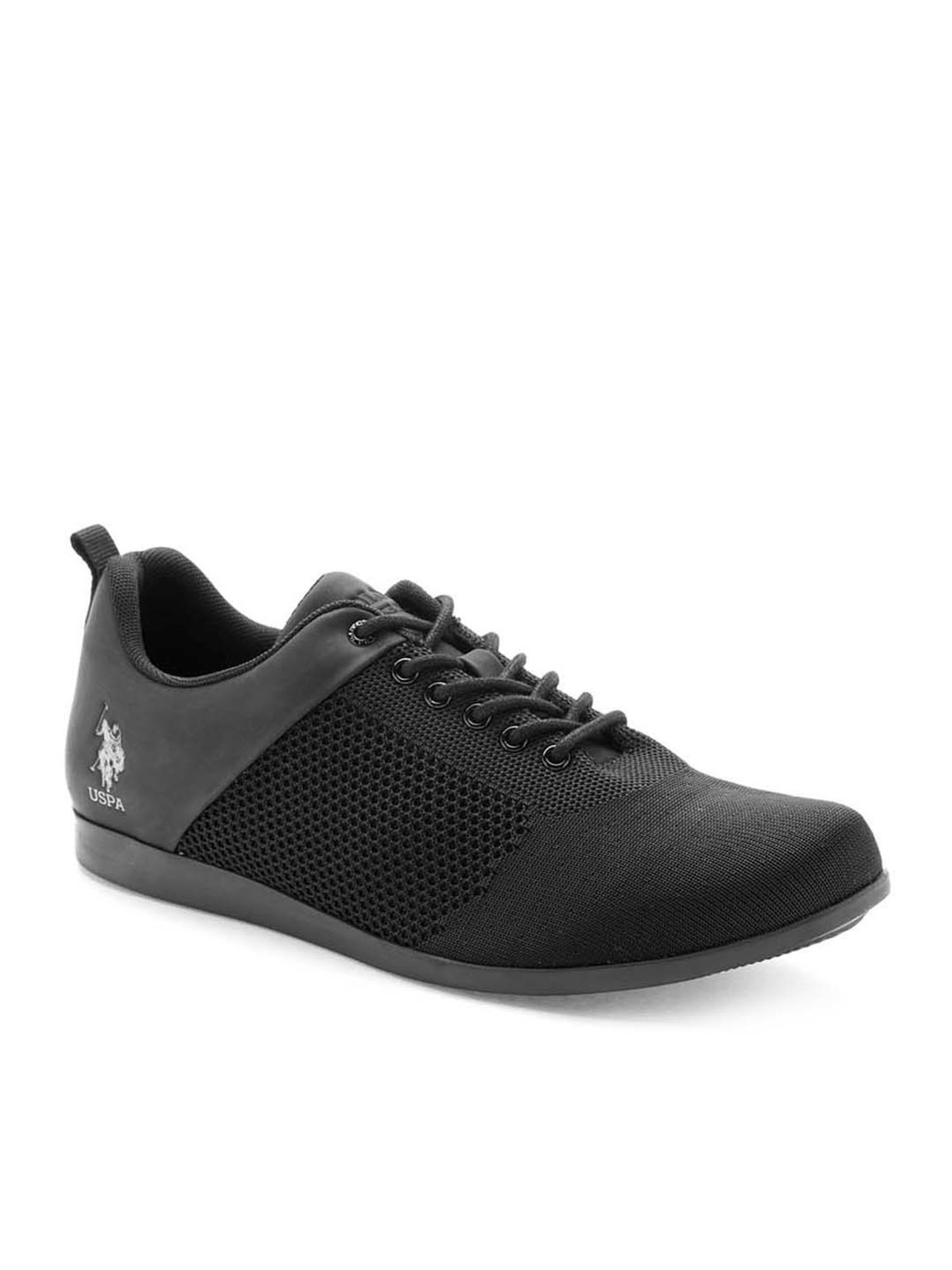 U.S. Polo Assn. Men's JUNIA 4.0 Black Casual Sneakers