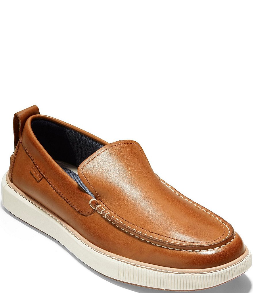 Cole Haan Men's Cloudfeel Leather Weekender 2.0 Venetian Slip-Ons