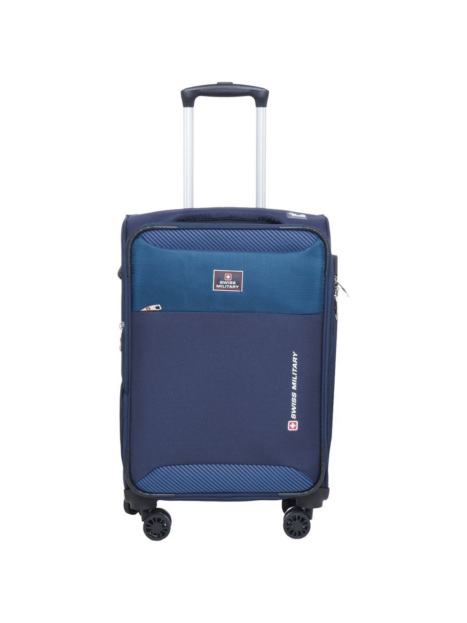 Swiss Military Navy 8 Wheels Large Check-in Luggage