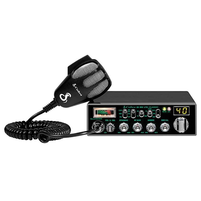 29NW Classic Professional CB Radio - Emergency Radio, Travel Essentials, Instant Channel 9/19, Full 40 Channels, SWR Calibration and Nightwatch Illumination Display
