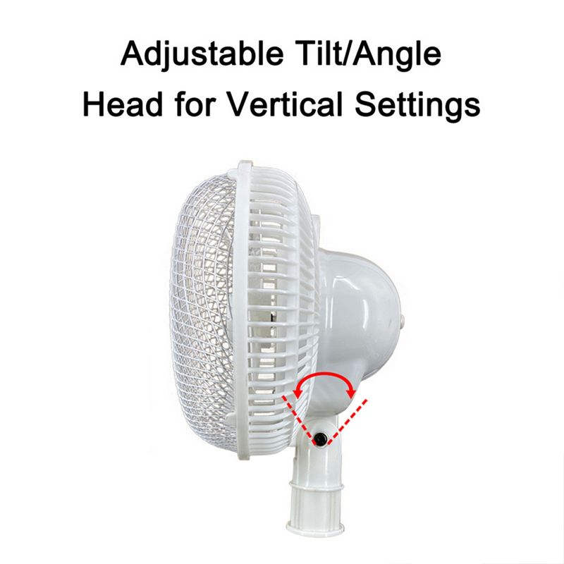 Optimus 7 Inch Personal Clip-on Fan