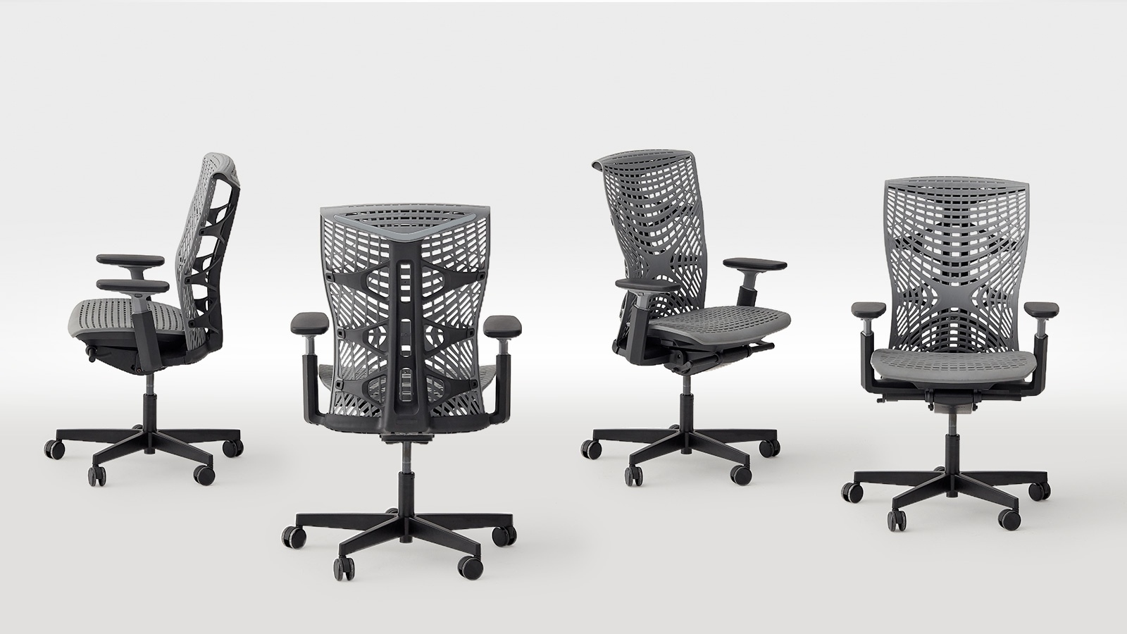 Autonomous Ergonomic Office Chair - ErgoChair Pro+ Black Frame, Naked Grey TPE