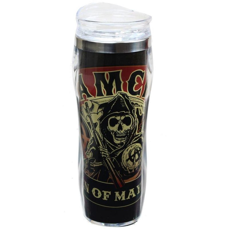 Just Funky Sons of Anarchy SAMCRO 16oz Travel Mug