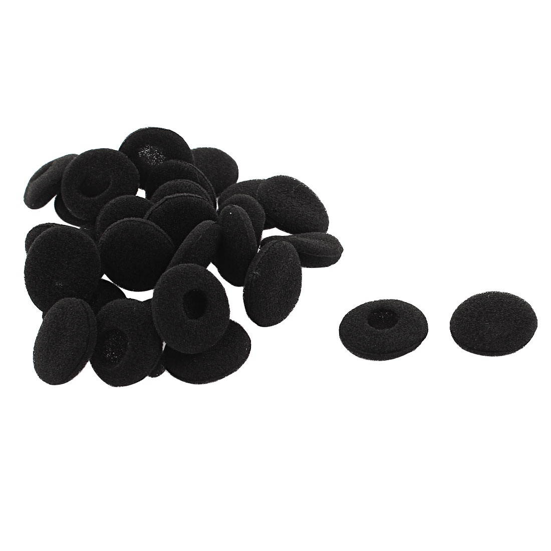Soft Sponge Headphone Cover Earphone Cushion Replacement Black 28 Pcs