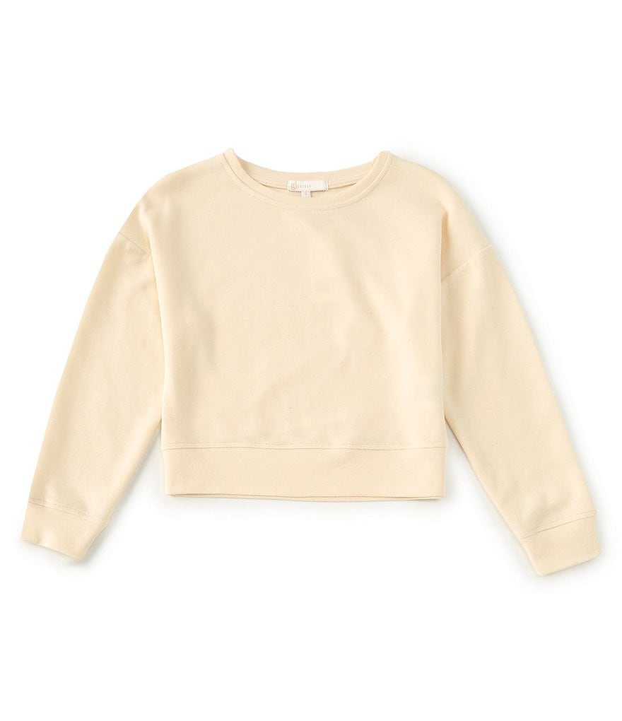 GB Girls Big Girls 7-16 Knit Oversized Sweatshirt