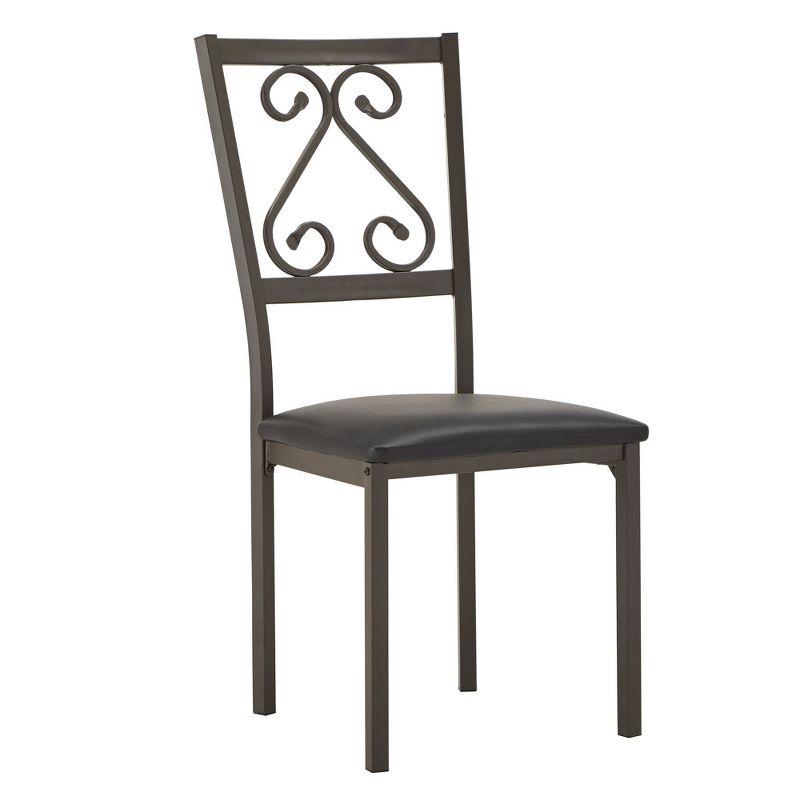 Set of 4 Ramona Side Chairs Brown - Inspire Q
