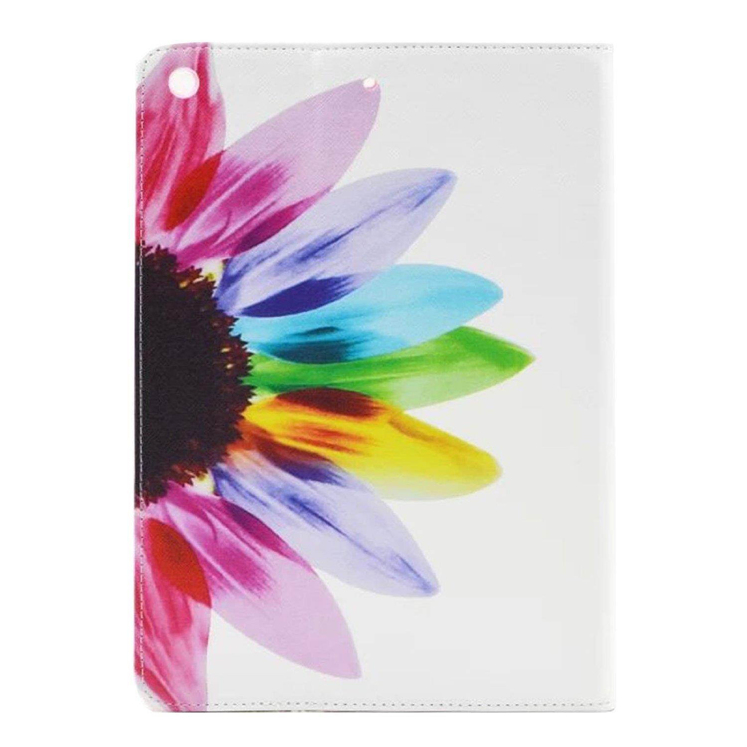 iPad Mini Case, iPad Mini 2/3 Cover, Newshine Colorful Synthetic Leather Slim Fit Flip Stand Wallet Case for 7.9'' Apple iPad Mini 1st 2nd 3rd Tablet (Flower)