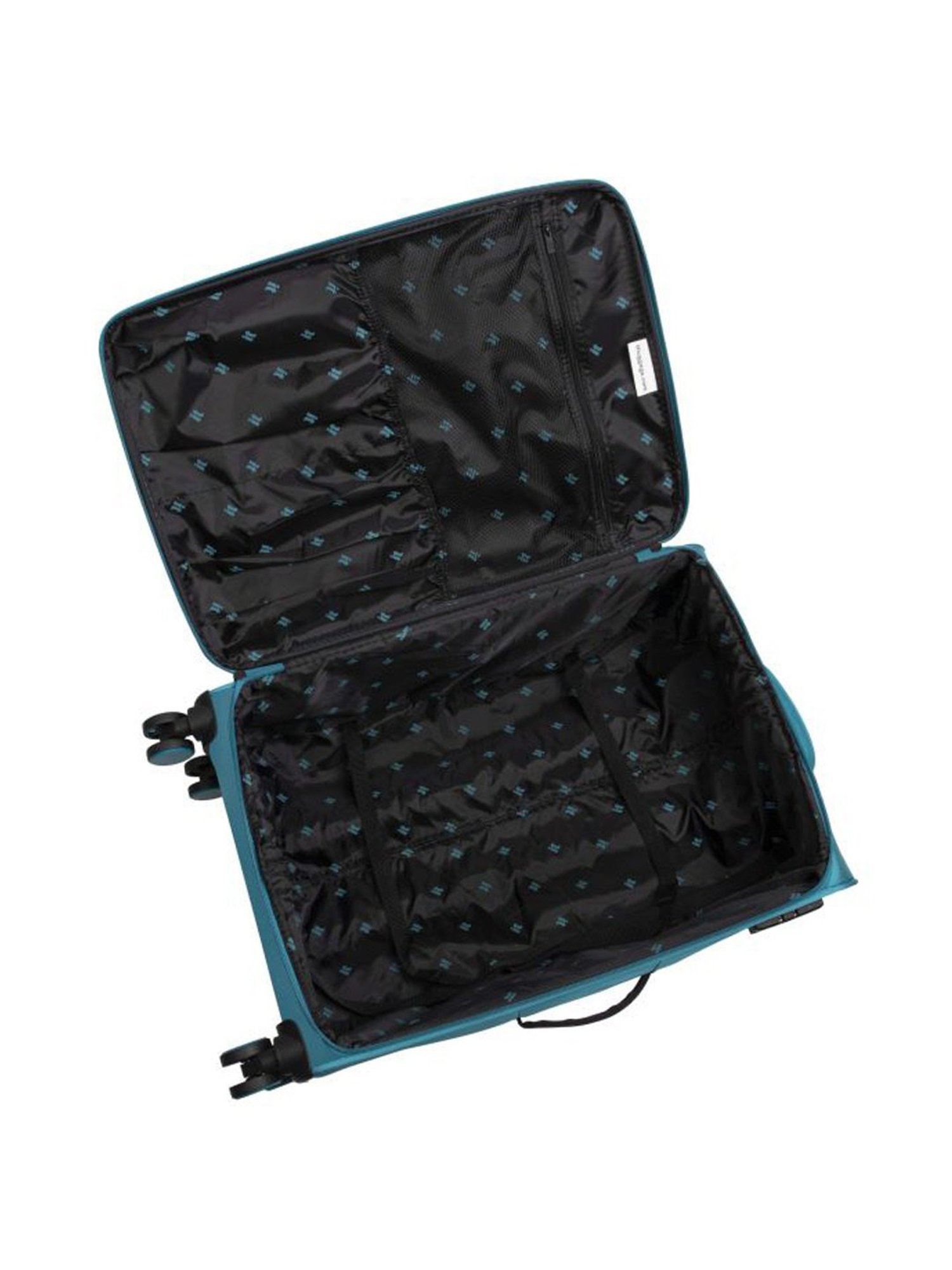it luggage Census Teal Blue Medium 24 inches Softsided Luggage Trolley with TSA Lock