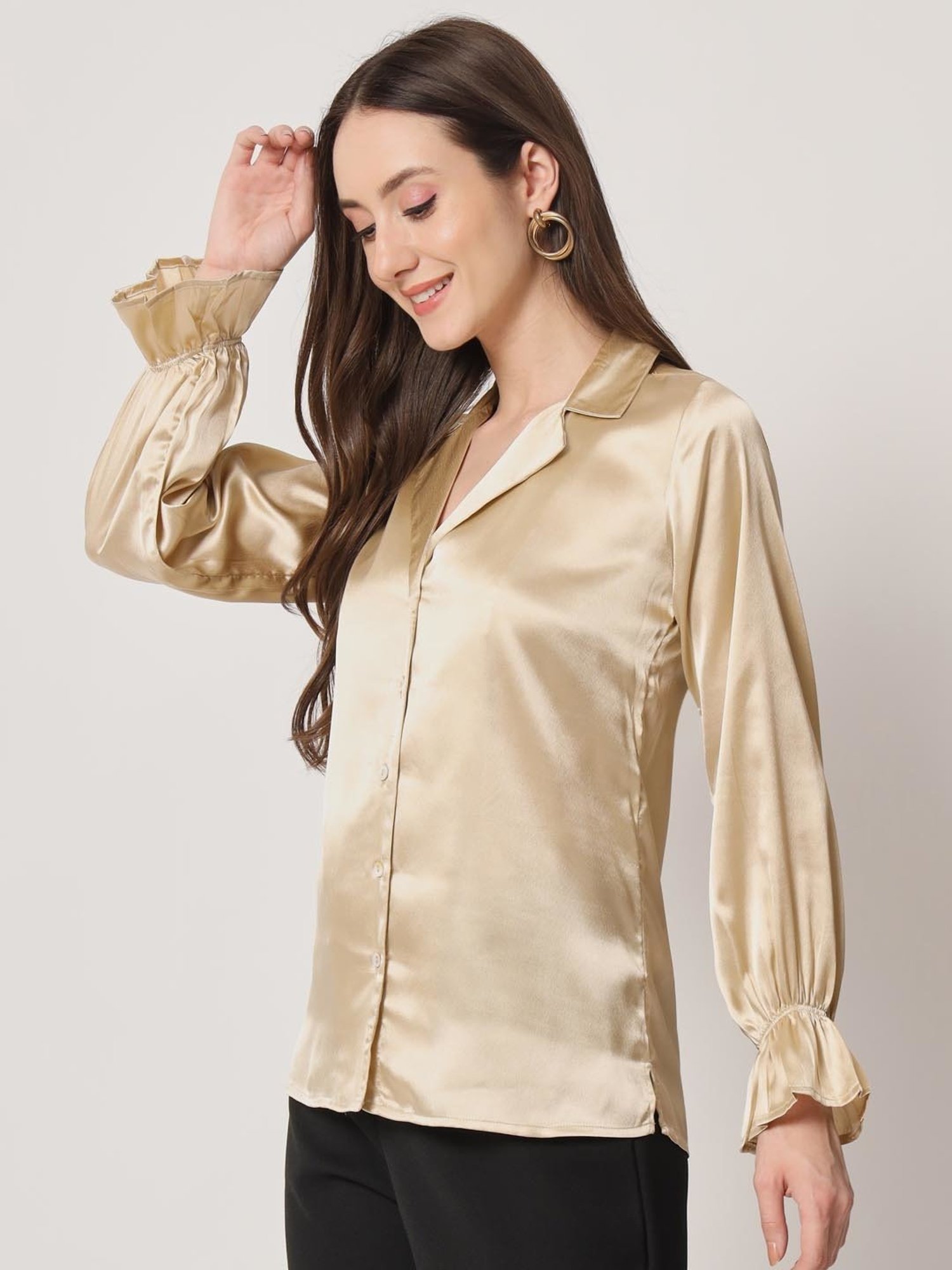 Trend Arrest Beige Regular Fit Shirt