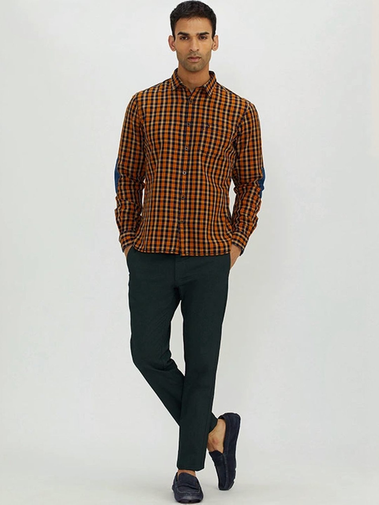 Indian Terrain Pine Slim Fit Trousers