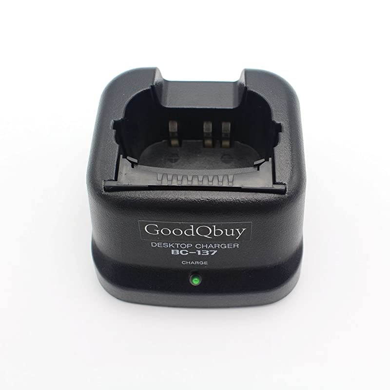 Rapid Quick Charger is Compatible with Icom Radio ICA24 ICF4GT ICF30GT ICT3H ICV8 BP209N BP210N BP211N BP222N BC137