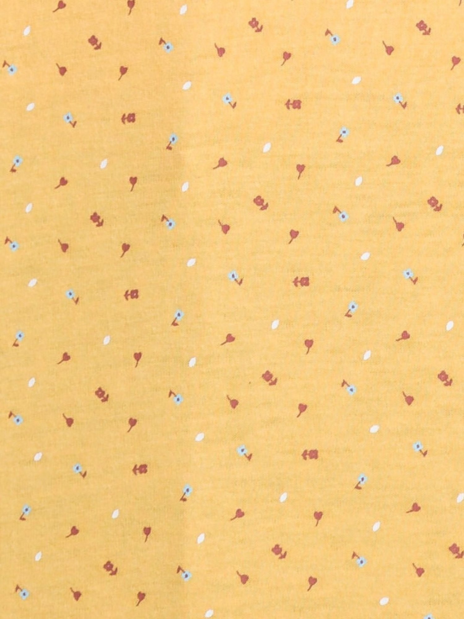 Park Avenue Yellow Slim Fit Printed Polo T-Shirt