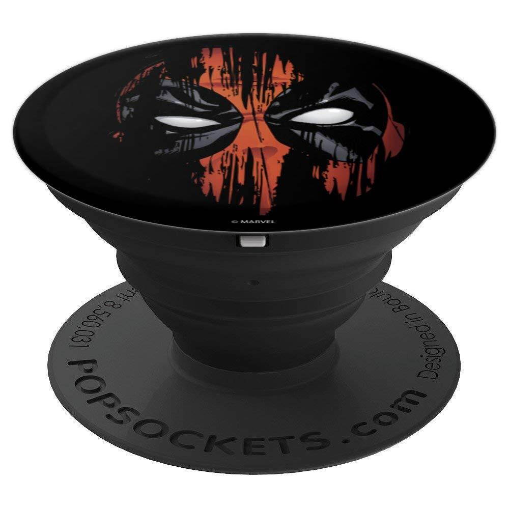 Marvel Deadpool Faded Paint Face PopSockets Grip and Stand for Phones and Tablets