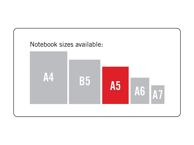 Black n' Red&trade; Notebook,A5,Flexible,Case 400110530