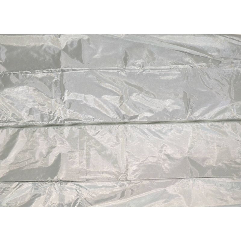 Square Glass Tube Patio Heater Cover - Silver - AZ Patio Covers