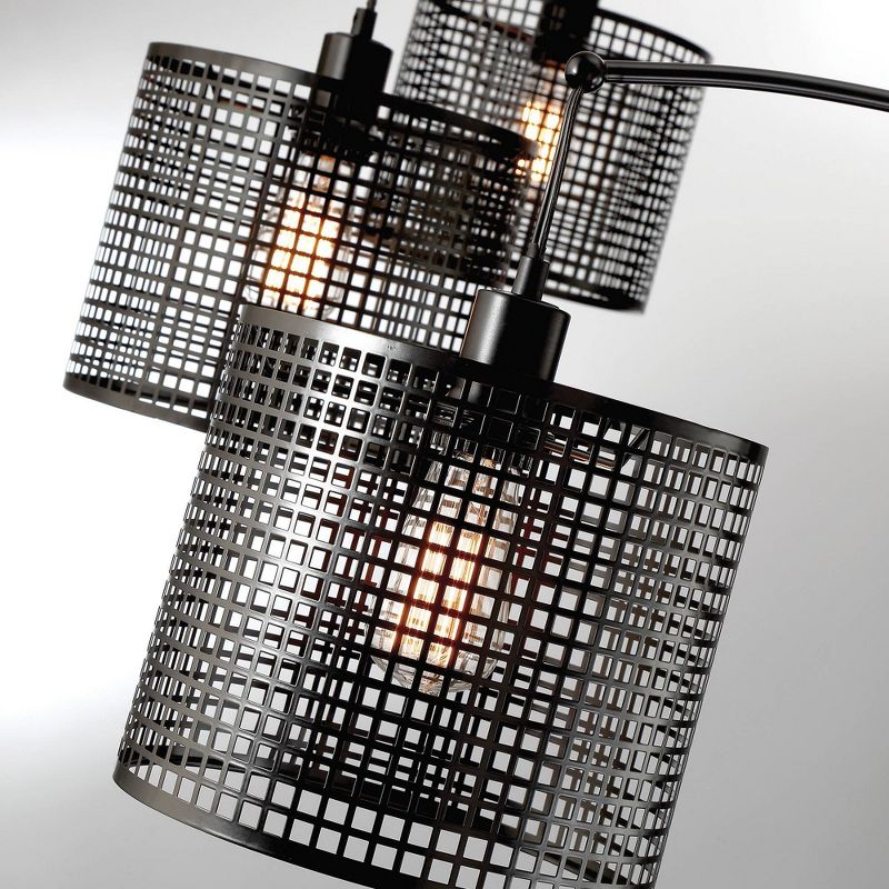 Hamilton 3 Light Arch Lamp Black (Includes Light Bulb) - Lite Source