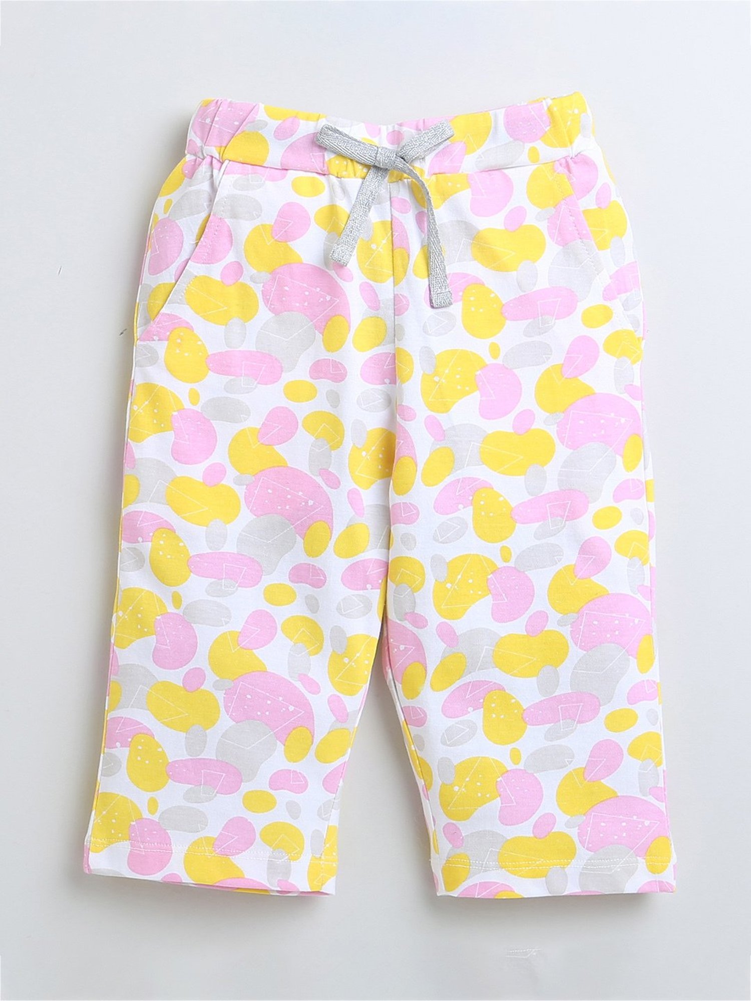 Bumzee Kids Multicolor Printed T-Shirt with Capri