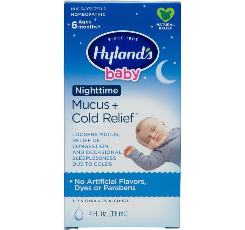 Children's Hylands Baby Nighttime Mucus & Cold Relief Syrup - 4 fl oz