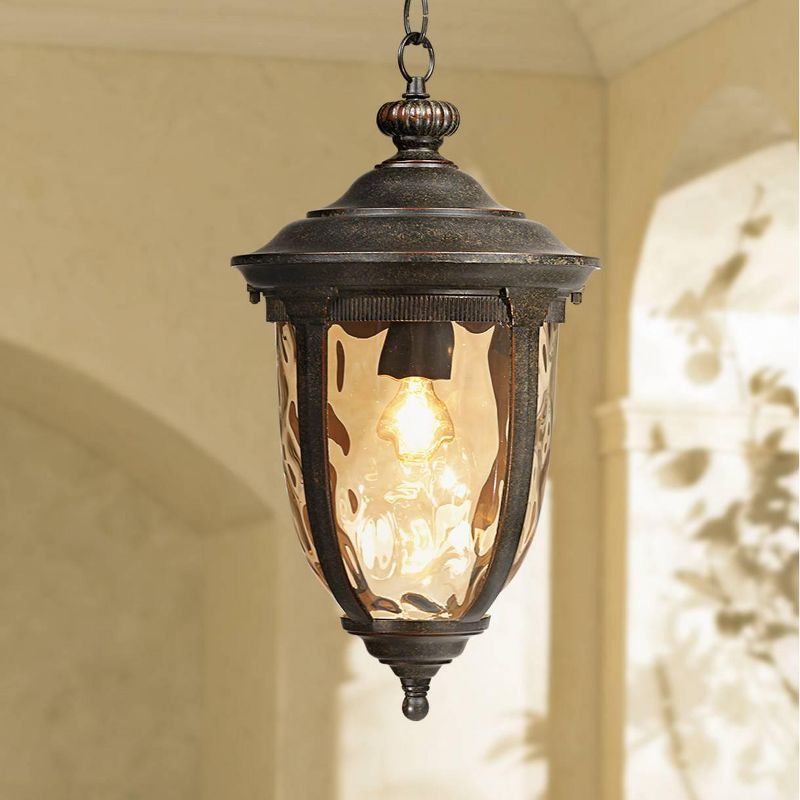 Bel Air Lighting Outdoor Hanging Pendant Black