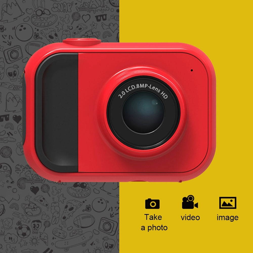 Puzzle Children Exercise Digital Camera with Built-in Memory, 120 Degree Wide Angle Lens