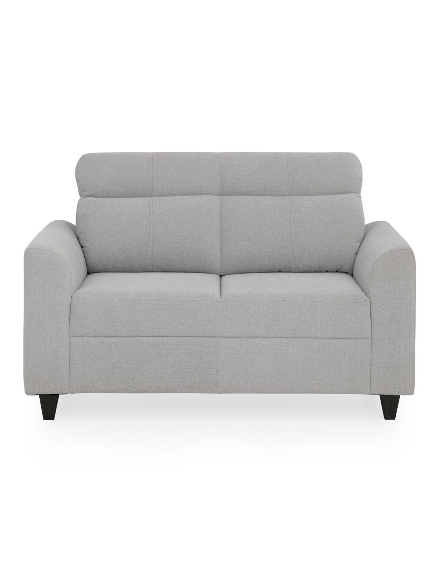 Duroflex Zivo Plus Grey Solid Wood 2 Seater Sofa Set